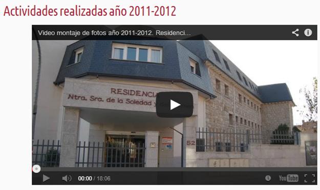 Actividedes realizadas 2001 y 2012