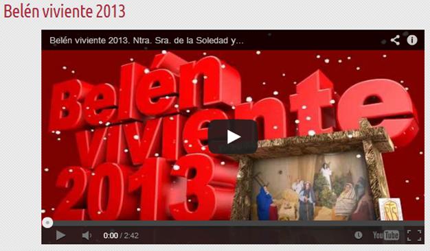 Belen viviente 2013
