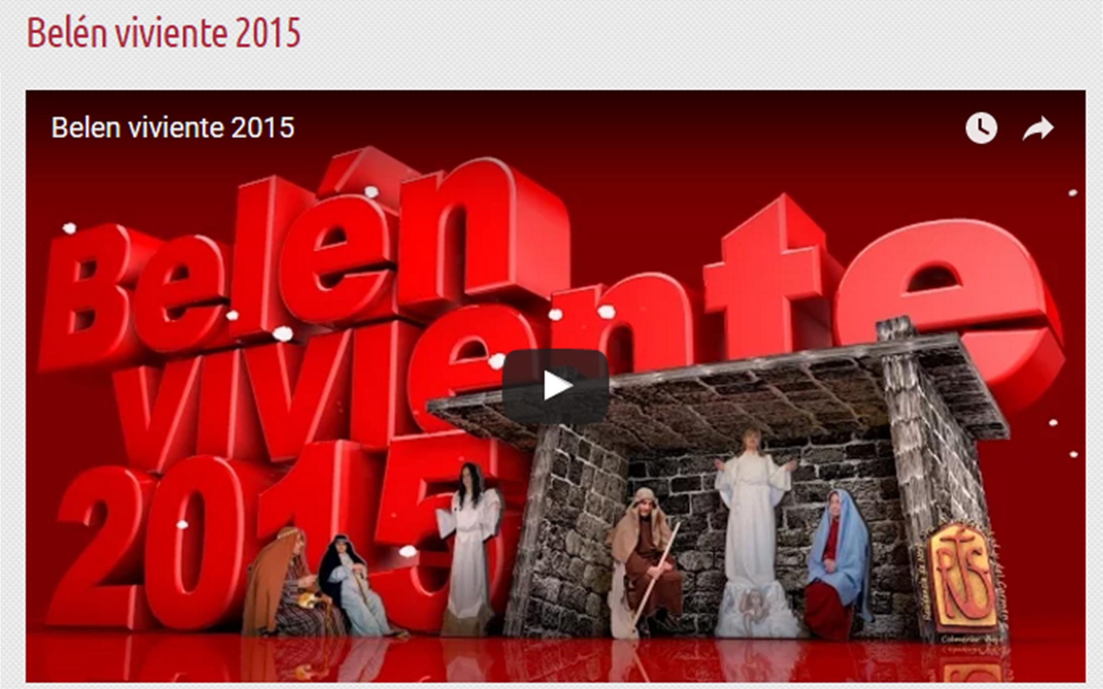 Belen viviente 2015
