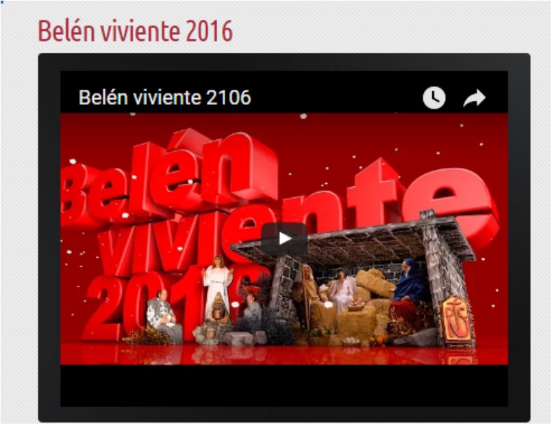 Belen viviente 2016