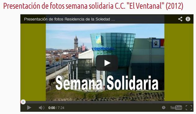 Presentacion de fotos semana solidaria ventanal